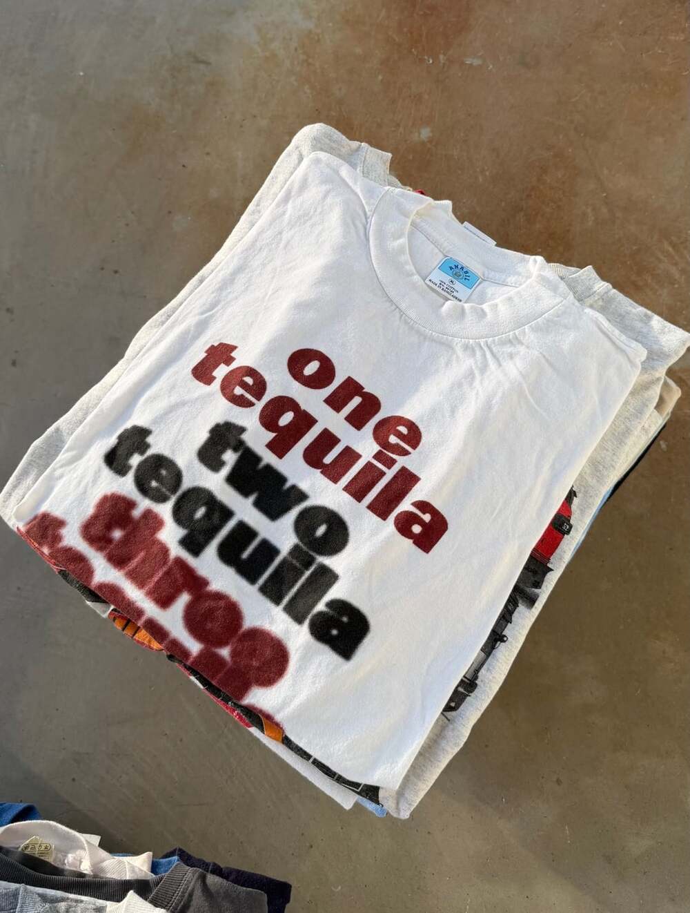 Vintage 90s One Tequila Graphic T-Shirt